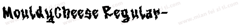 MouldyCheese Regular字体转换